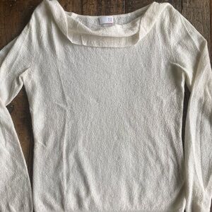 TSE lightweight off white sweater